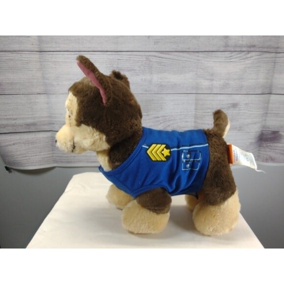 Nickelodeon's Paw Patrol Chase the Police Pup Build-a-Bear BAB Plush (2016) - Picture 2 of 5